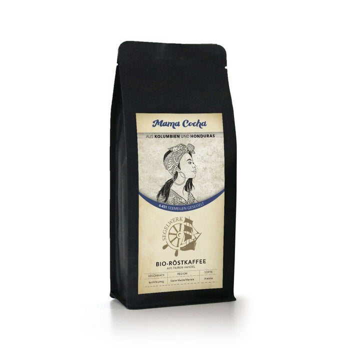 Mama Cocha Segel-Kaffee | 250g | Ganze Bohne | Fair gehandelt - coffeetribe.de