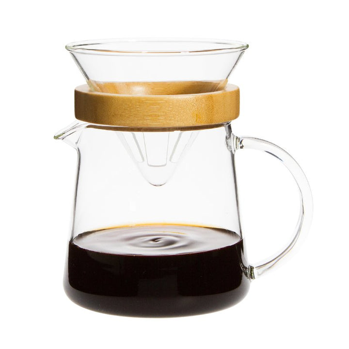 Kaffeebereiter Pour Over For Two von Trendglas Jena aus Glas 0,5 L | 2 Tassen | Hochwertiges Markenprodukt - coffeetribe.de